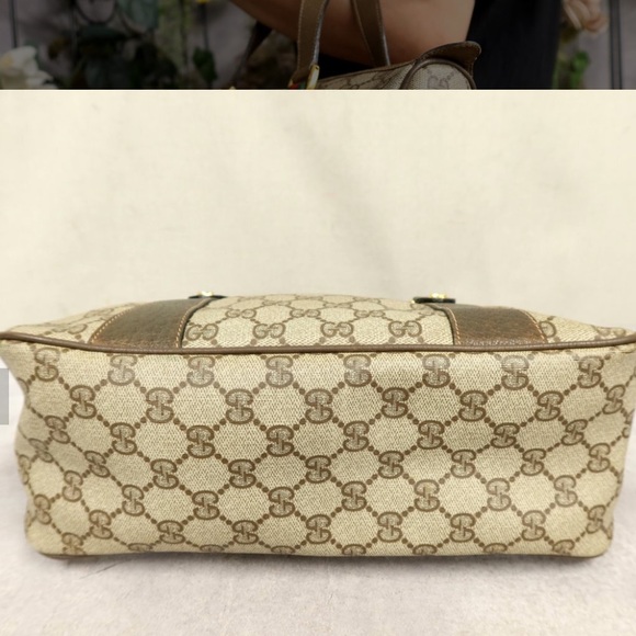 Gucci Beige and Dark Brown Shoulder Bag - Picture 6 of 11